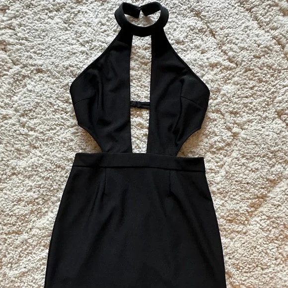 white christmas dresses Halston Tobi Cocktail Dress, Black / 8 main image 1